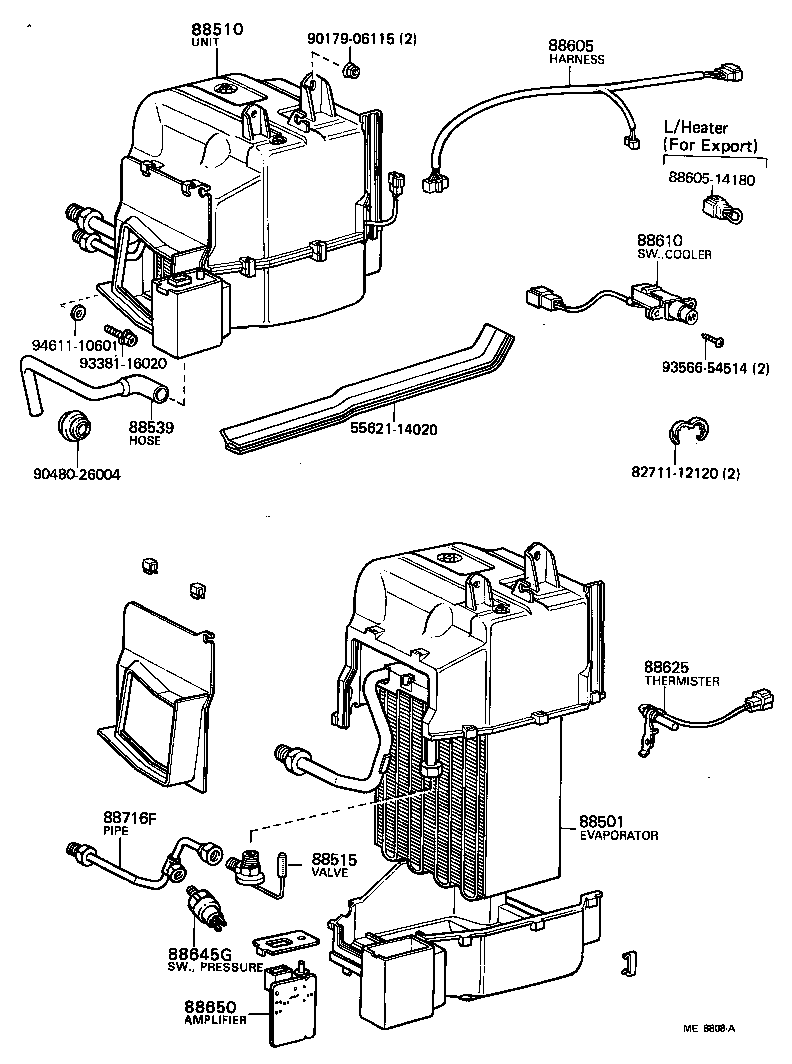  CARINA |  HEATING AIR CONDITIONING COOLER UNIT