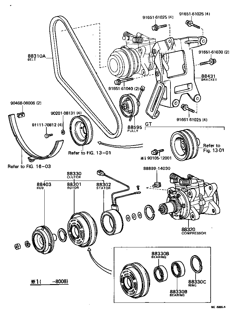  CELICA |  HEATING AIR CONDITIONING COMPRESSOR