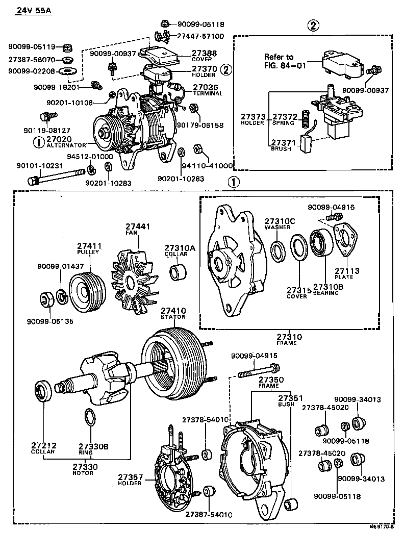  COASTER |  ALTERNATOR