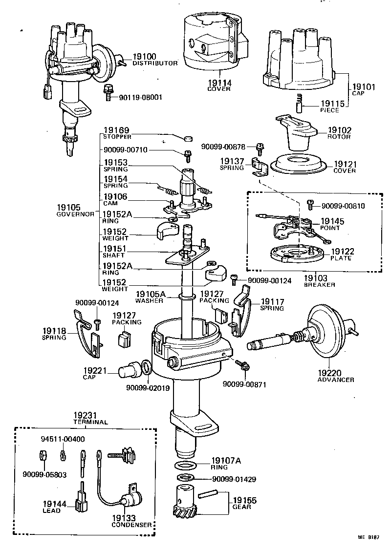  CELICA |  DISTRIBUTOR