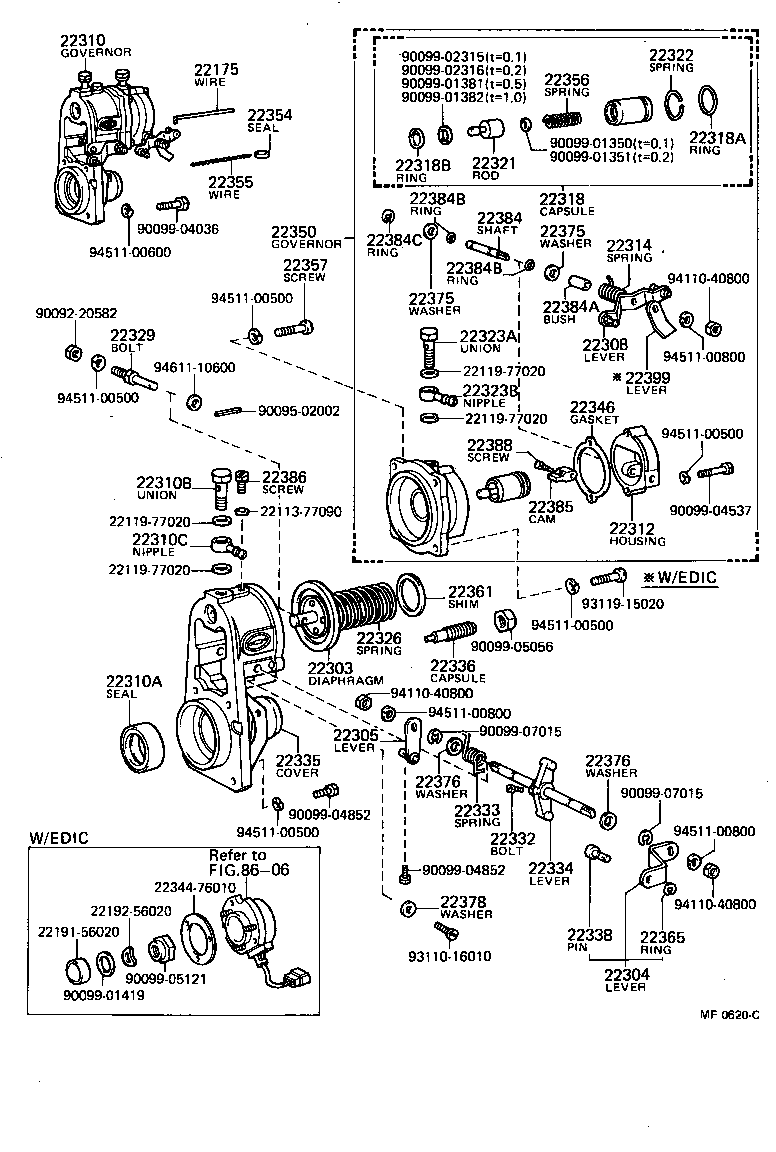  LAND CRUISER 40 45 55 |  PNEUMATIC GOVERNOR