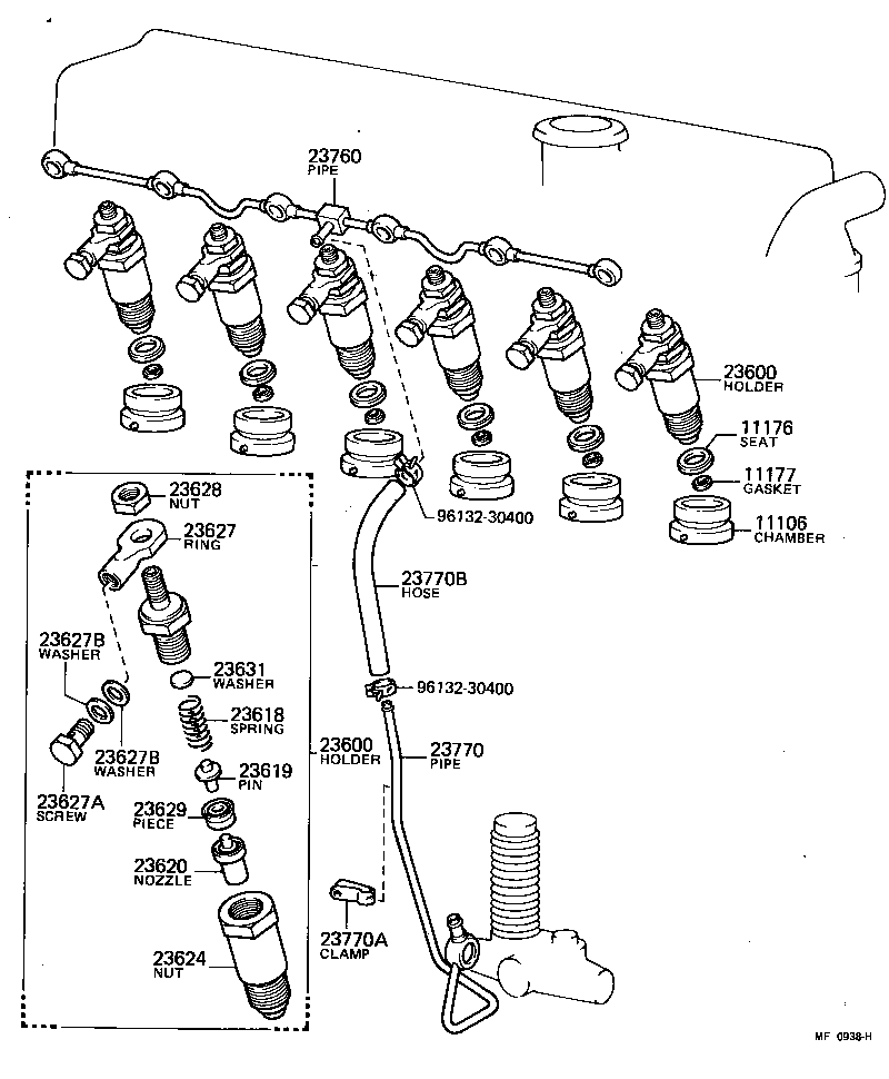  LAND CRUISER 40 45 55 |  INJECTION NOZZLE