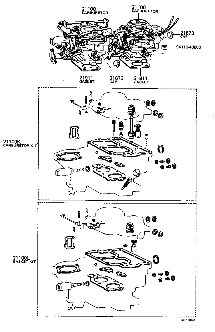  CARINA |  CARBURETOR ASSEMBLY