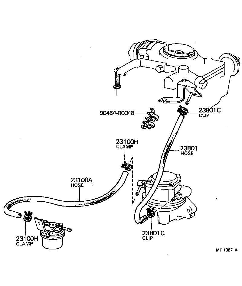  CARINA |  FUEL PIPE CLAMP