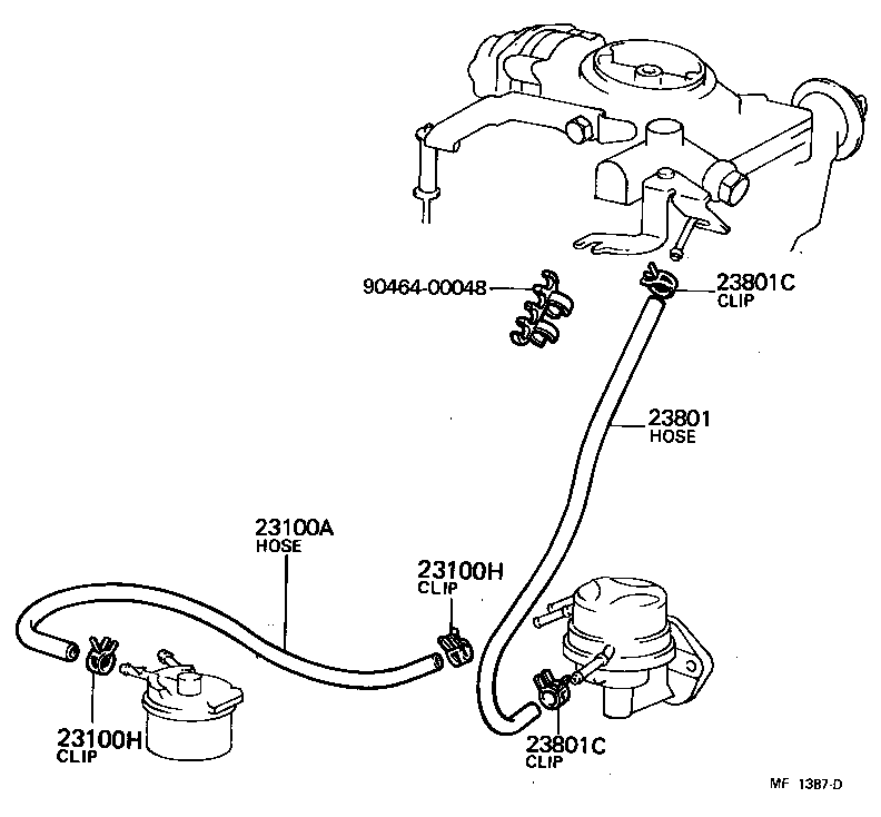  CELICA |  FUEL PIPE CLAMP