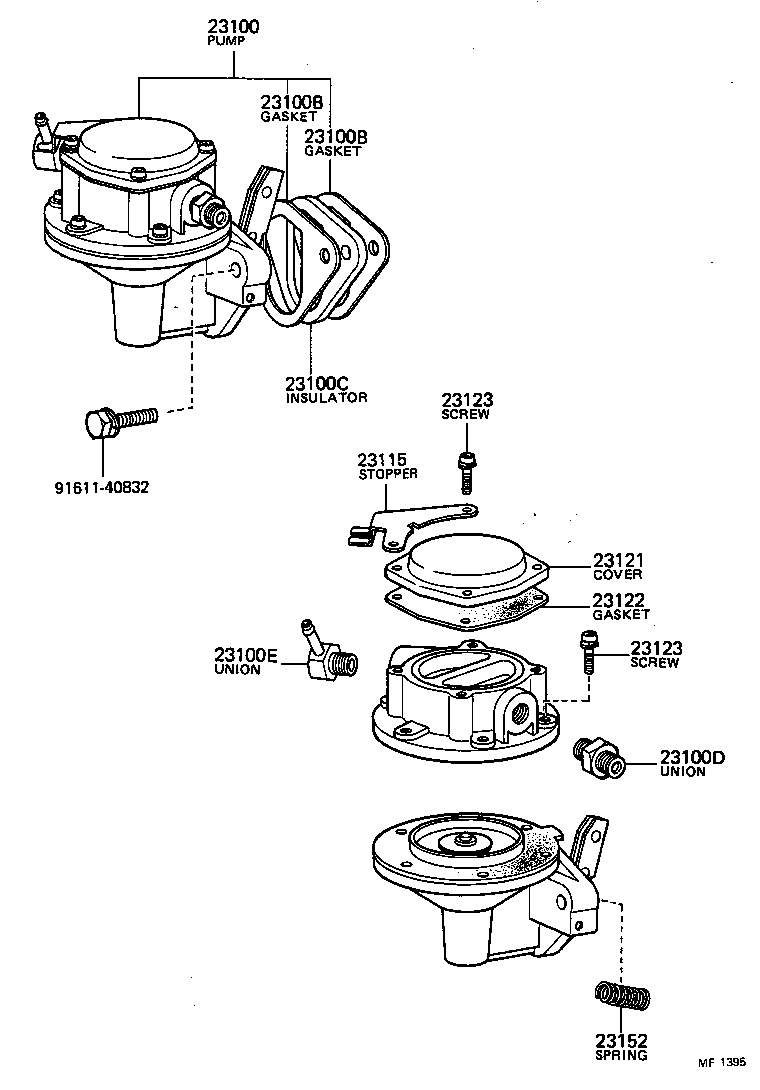  TOYOACE |  FUEL PUMP PIPE