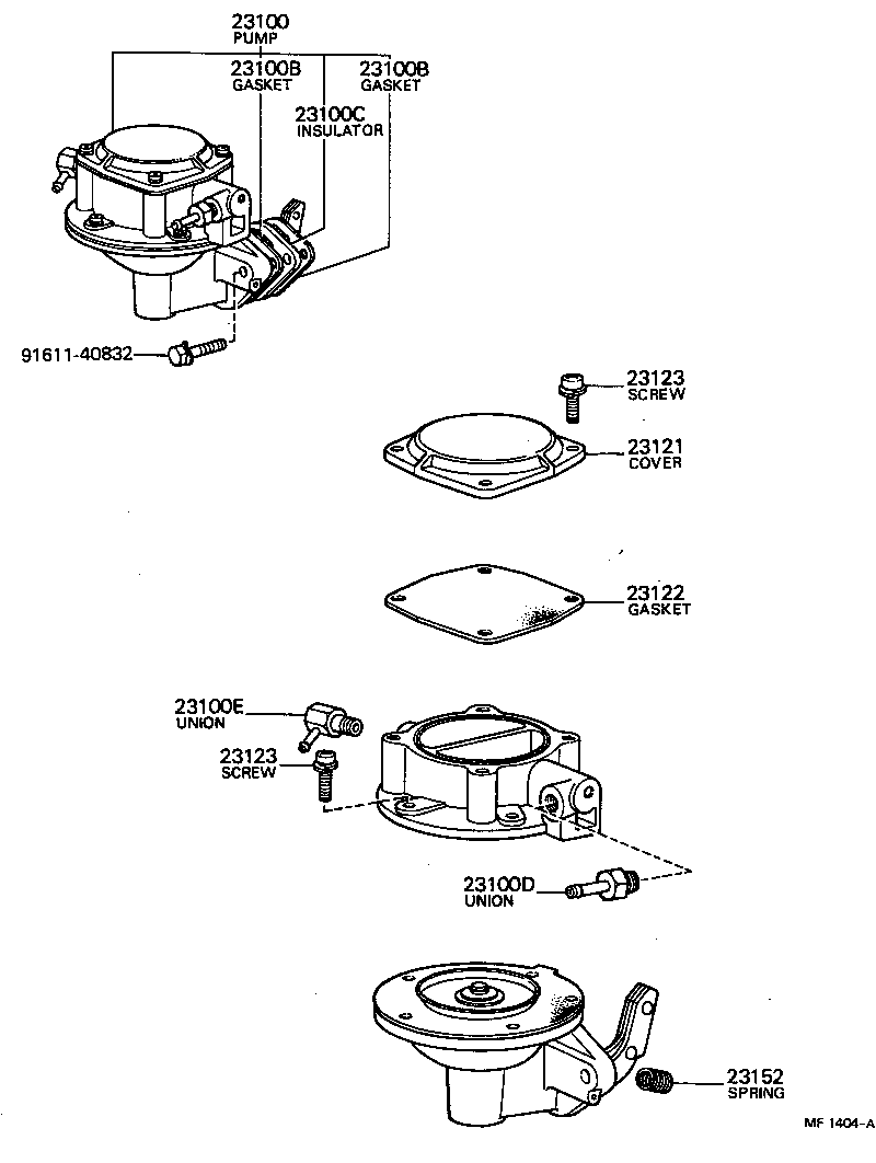  CARINA |  FUEL PUMP PIPE