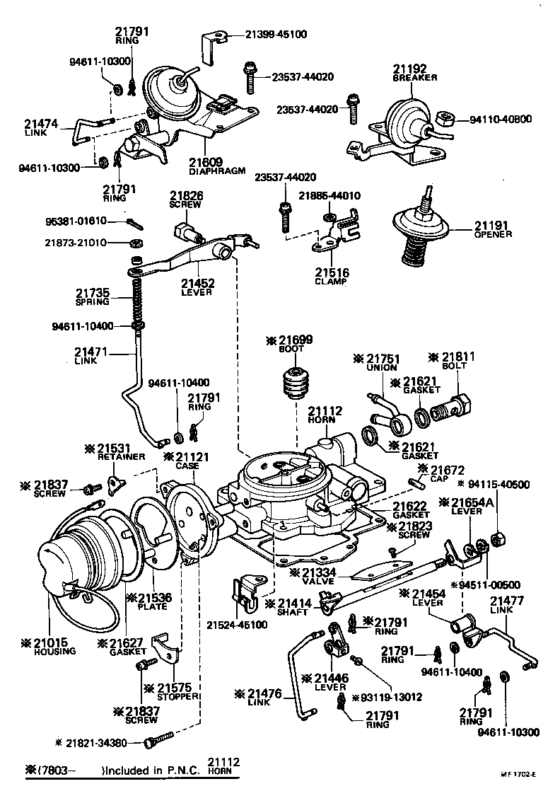  CROWN |  CARBURETOR