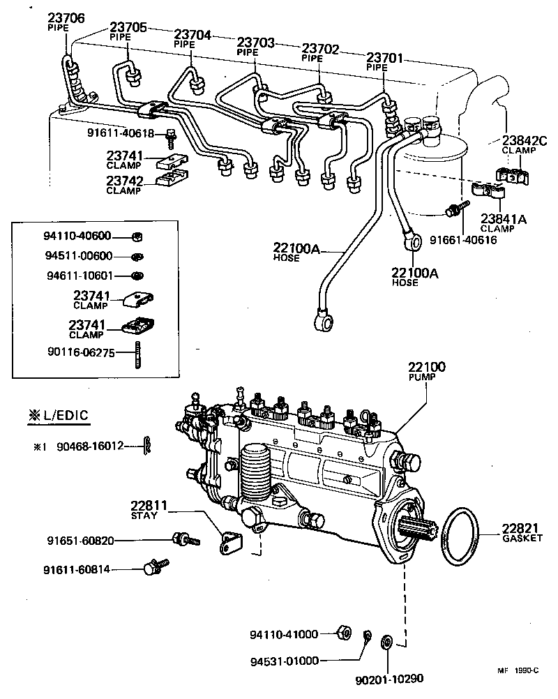  LAND CRUISER 40 45 55 |  INJECTION PUMP ASSEMBLY
