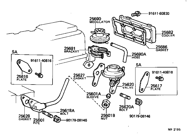  CRESSIDA |  EXHAUST GAS RECIRCULATION SYSTEM