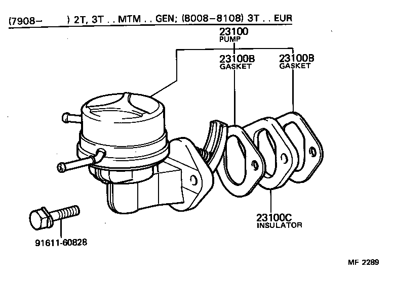  CELICA |  FUEL PUMP PIPE