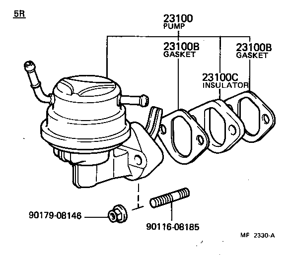  CROWN |  FUEL PUMP PIPE