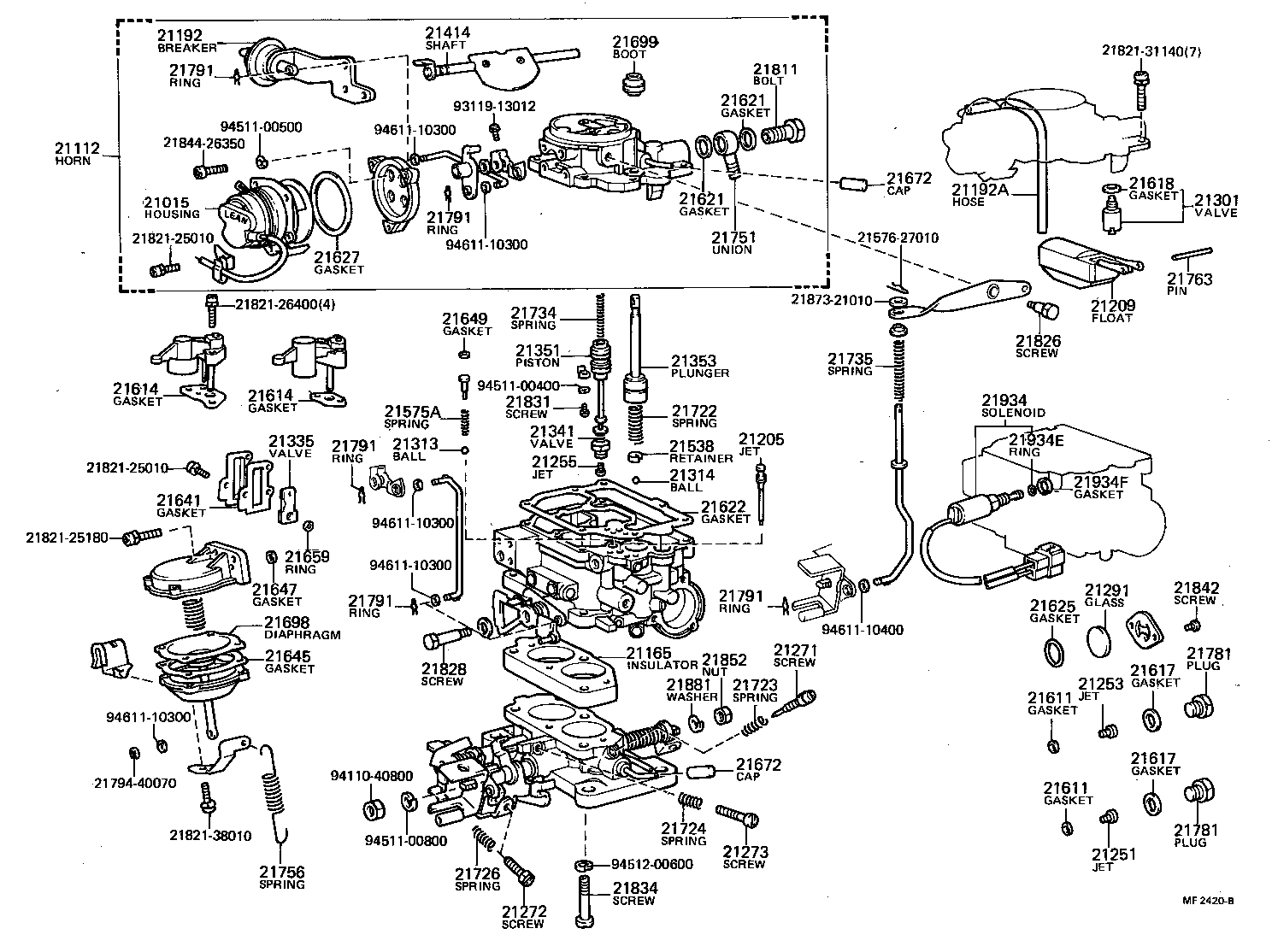  CRESSIDA |  CARBURETOR