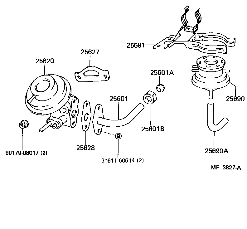  TERCEL |  EXHAUST GAS RECIRCULATION SYSTEM