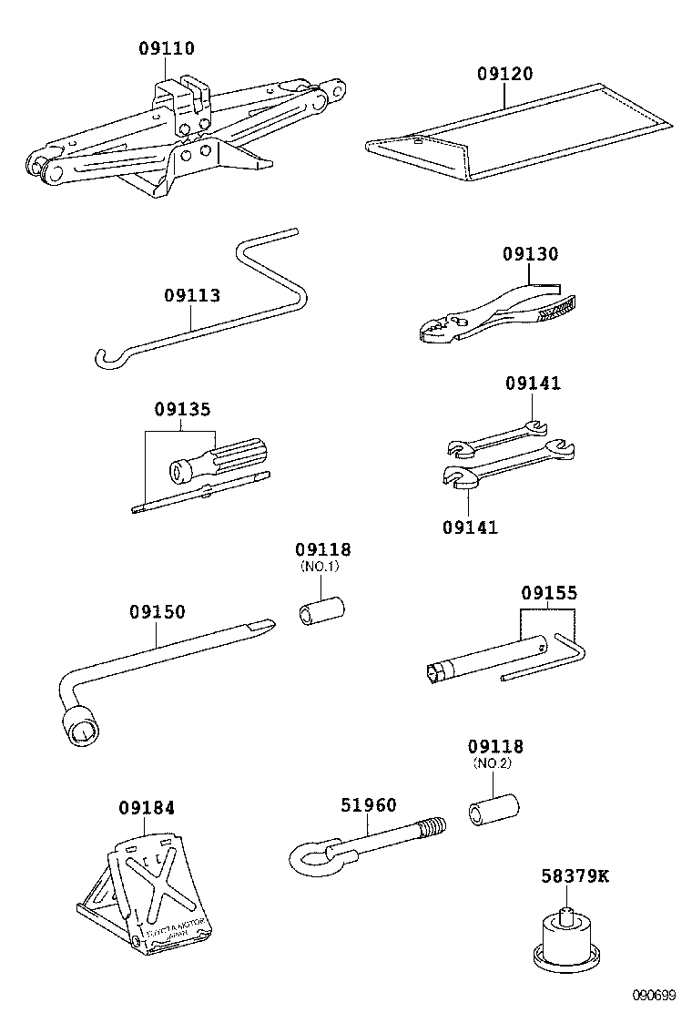  YARIS |  STANDARD TOOL