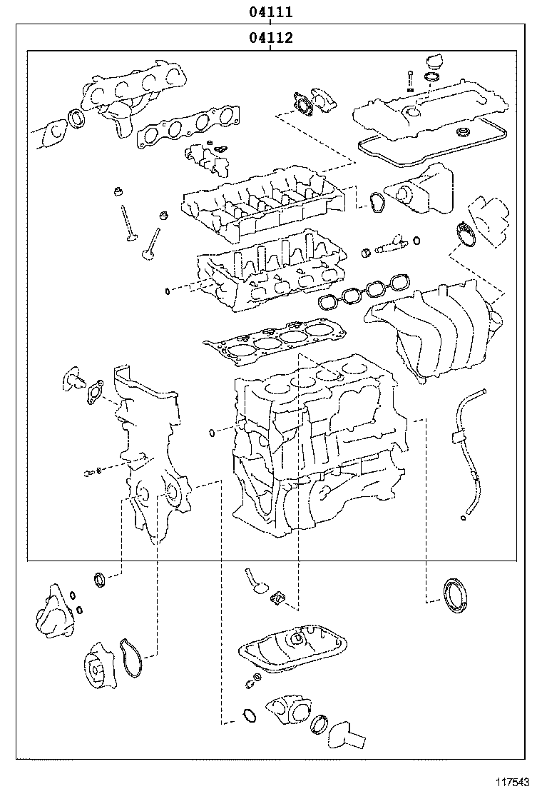  NOAH |  ENGINE OVERHAUL GASKET KIT