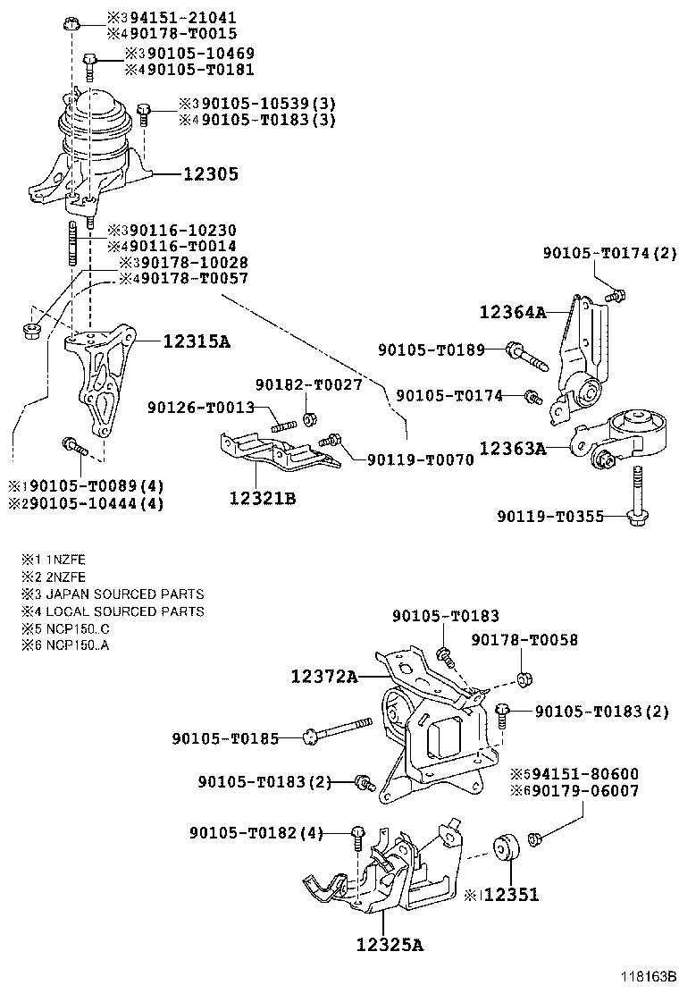  YARIS |  MOUNTING