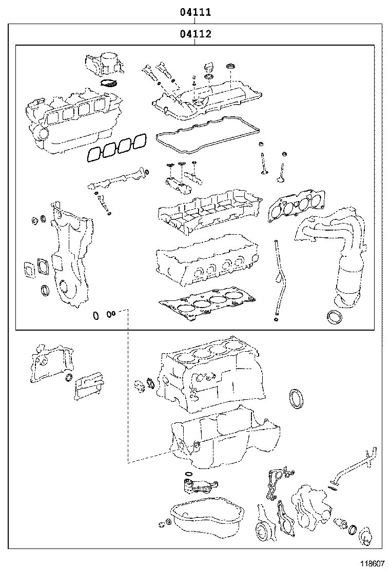  RAV4 CHINA |  ENGINE OVERHAUL GASKET KIT