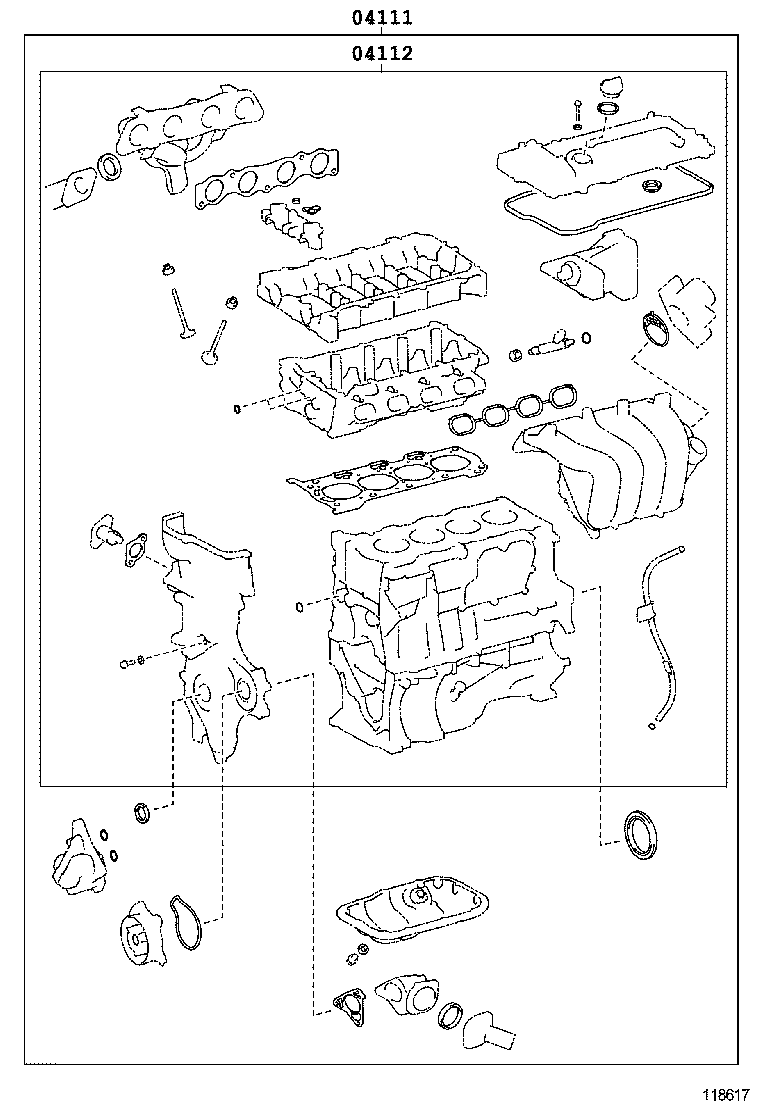  RAV4 CHINA |  ENGINE OVERHAUL GASKET KIT