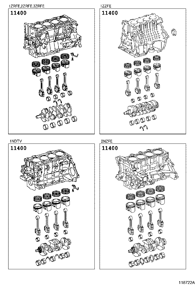  COROLLA ALTIS |  SHORT BLOCK ASSEMBLY