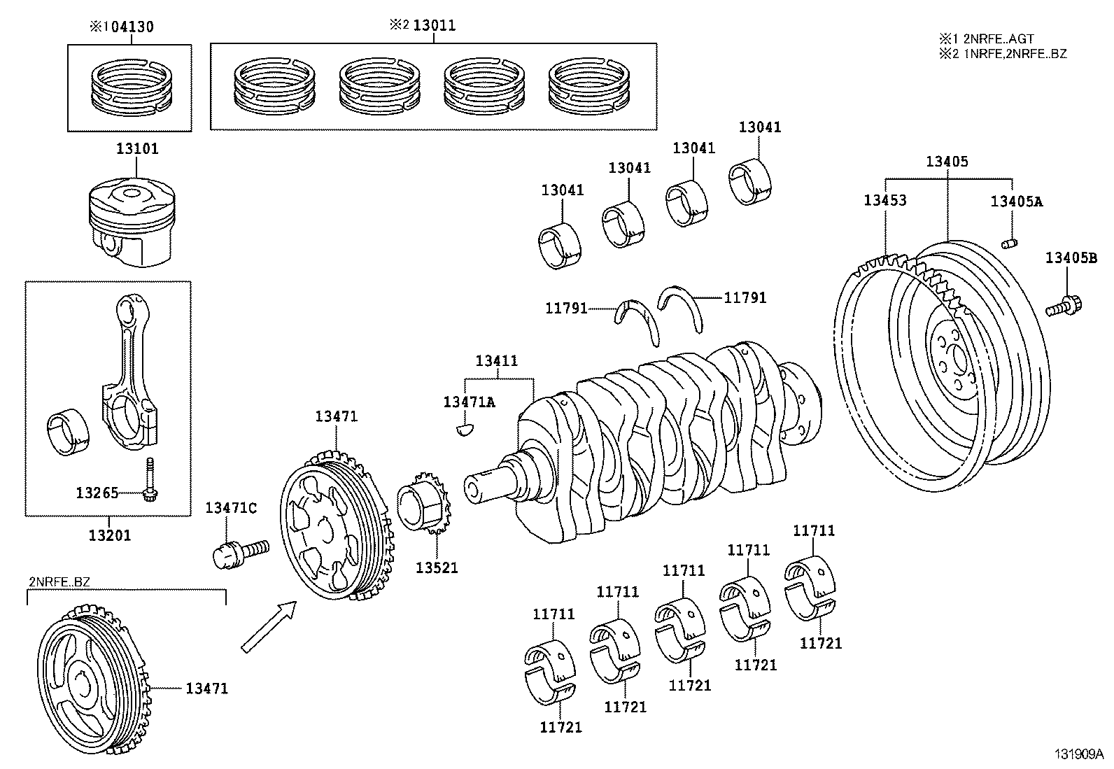  ETIOS |  CRANKSHAFT PISTON