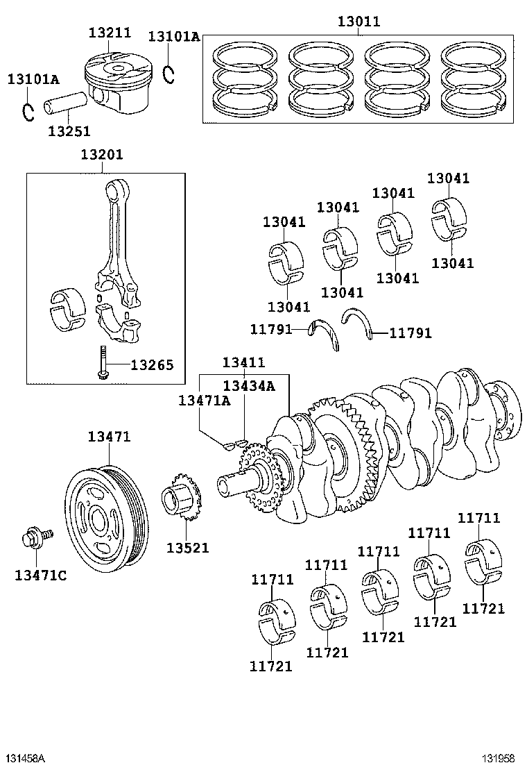  VENZA |  CRANKSHAFT PISTON