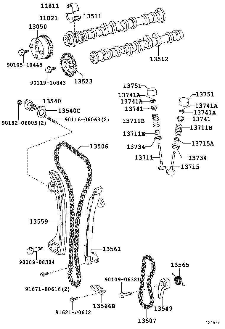  PREVIA |  CAMSHAFT VALVE