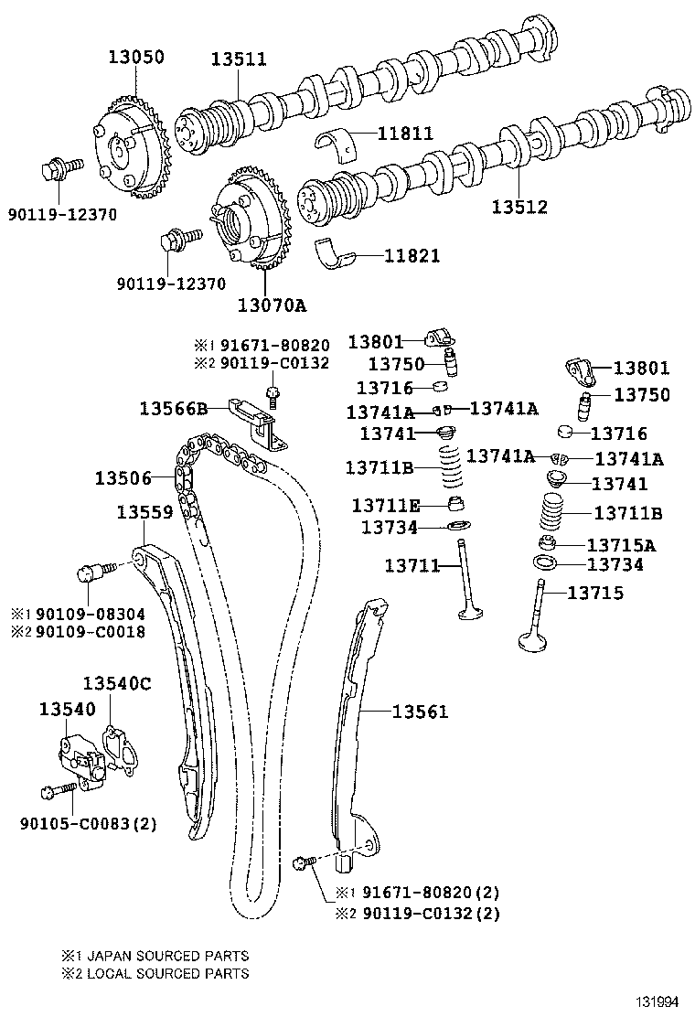  RAV4 CHINA |  CAMSHAFT VALVE