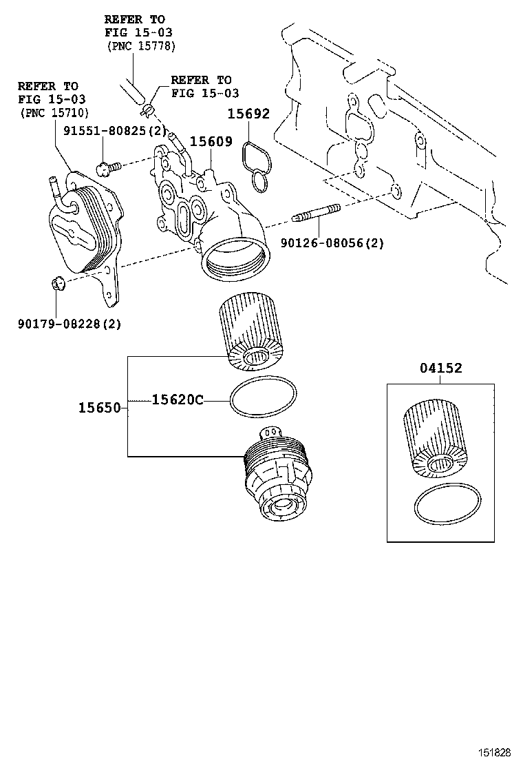 TOYOTA ETIOS LIVANUK10RAHMNXX TOOLENGINEFUEL OIL FILTER Japan Parts EU