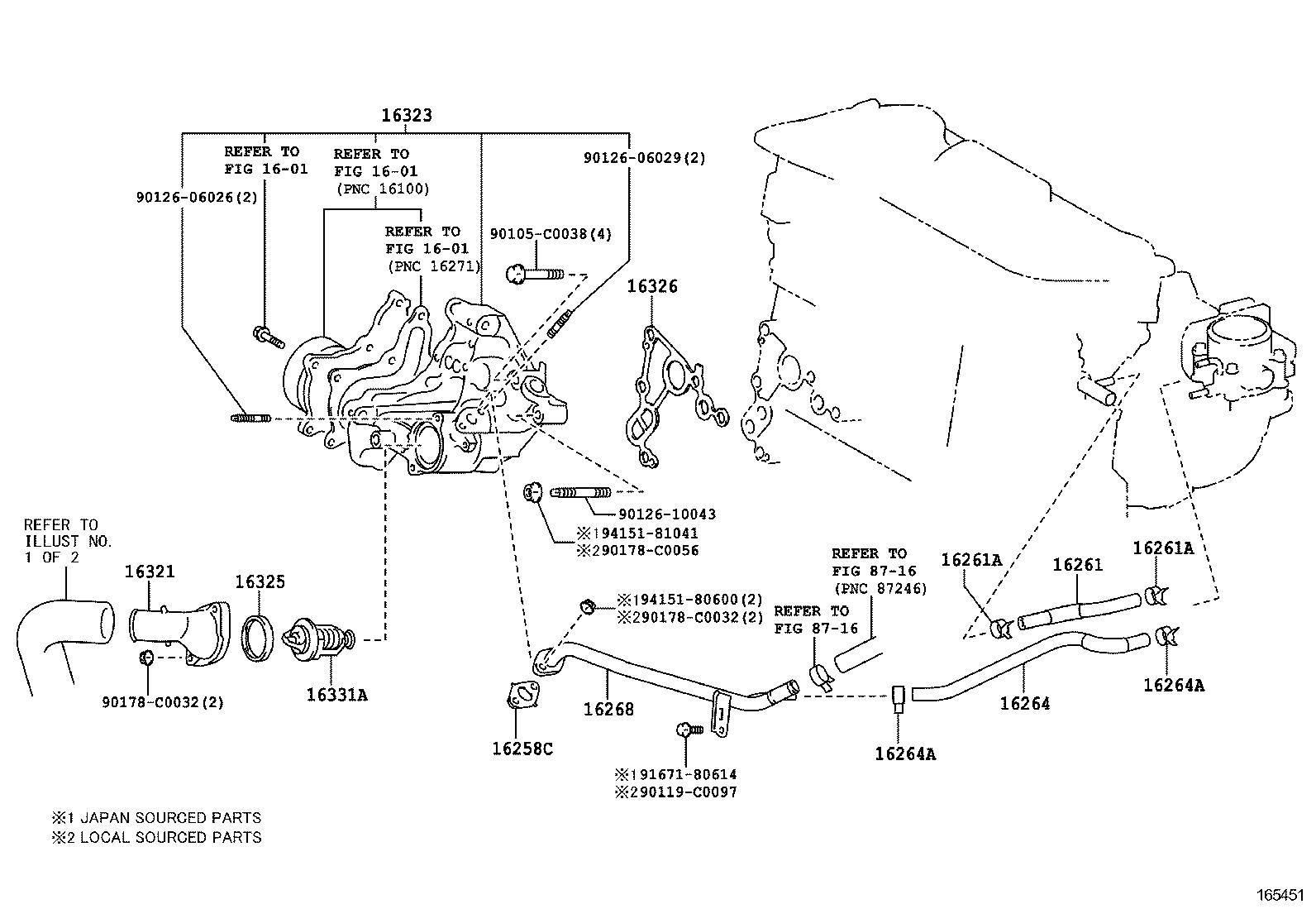  RAV4 CHINA |  RADIATOR WATER OUTLET