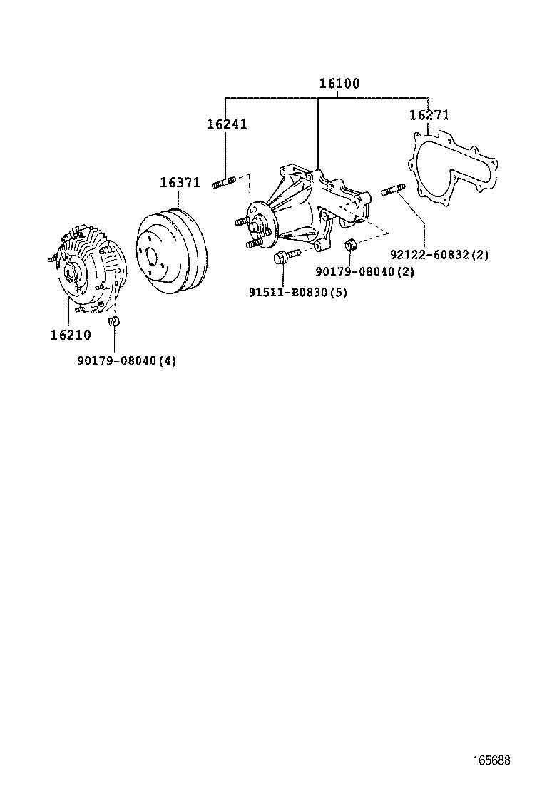  LAND CRUISER 70 |  WATER PUMP