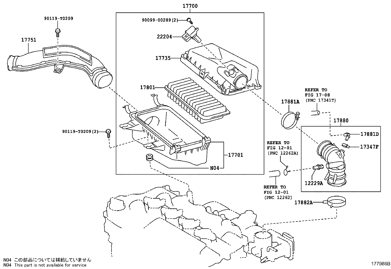  YARIS |  AIR CLEANER