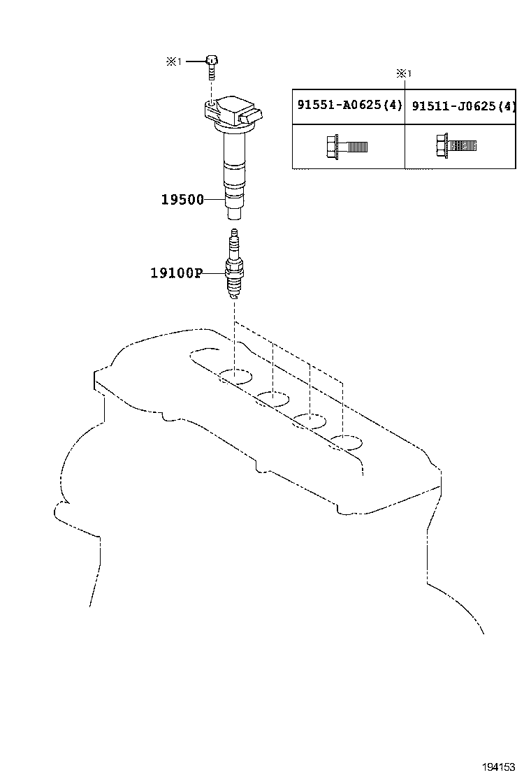  PREVIA |  IGNITION COIL SPARK PLUG
