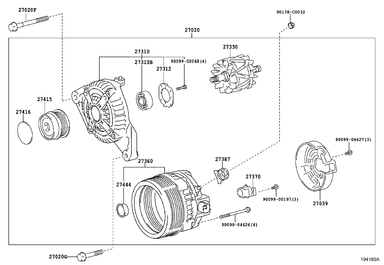  RAV4 CHINA |  ALTERNATOR