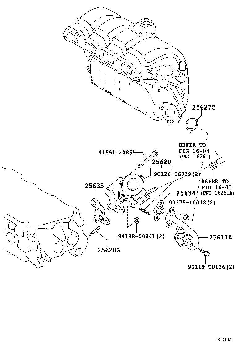  YARIS |  EXHAUST GAS RECIRCULATION SYSTEM