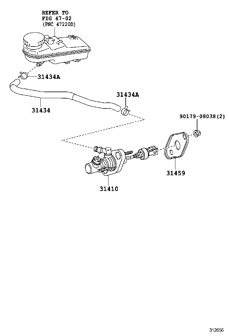  AURIS UKP |  CLUTCH MASTER CYLINDER