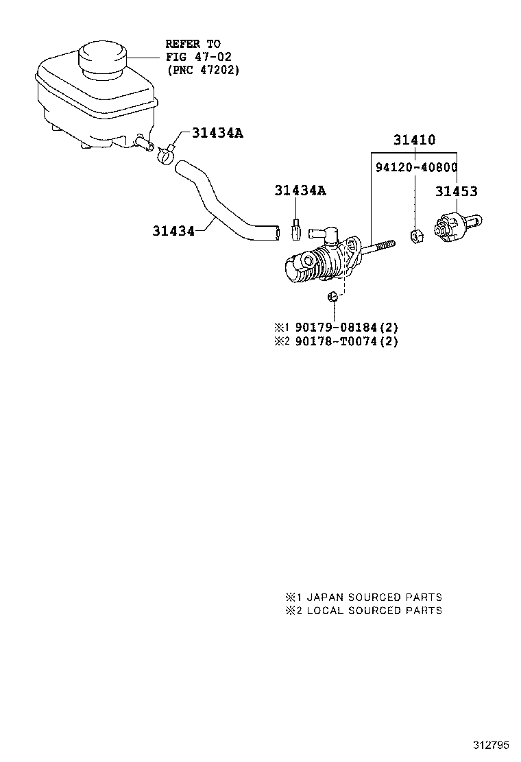  HIACE |  CLUTCH MASTER CYLINDER