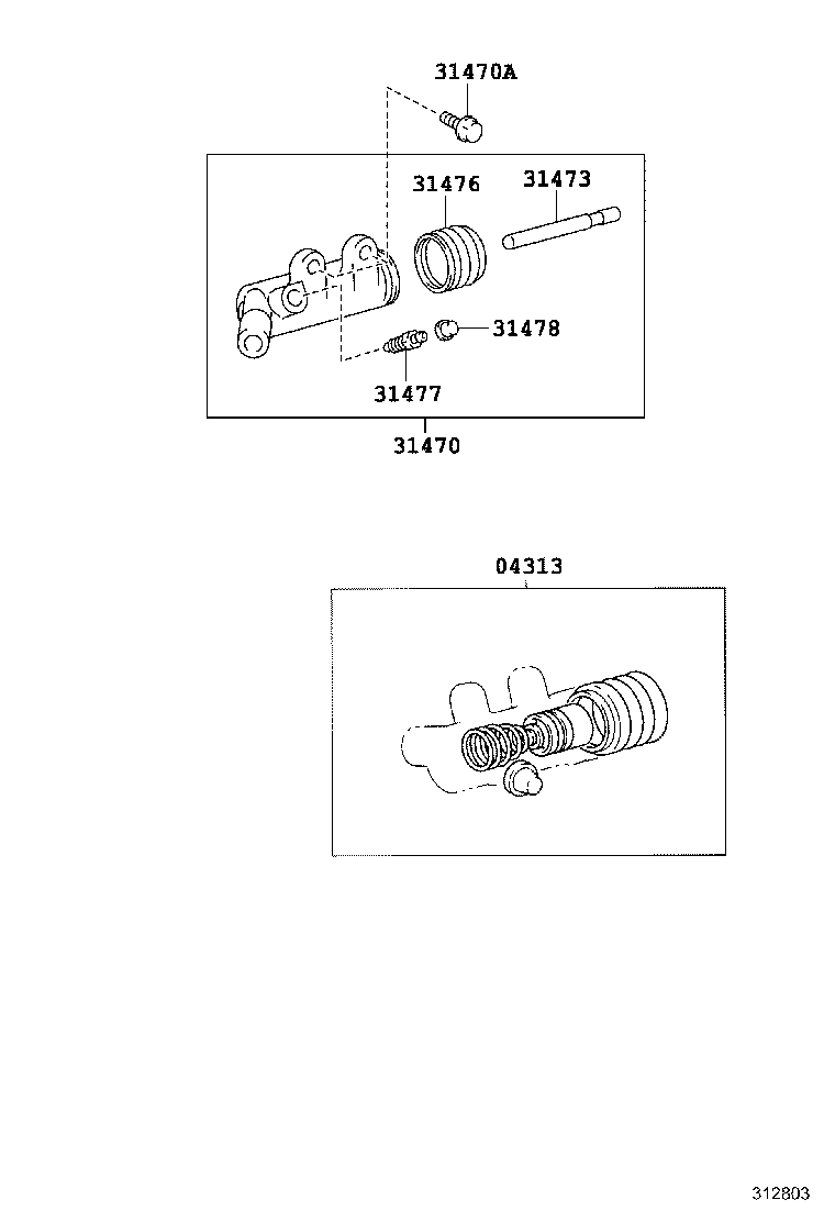  HIACE |  CLUTCH RELEASE CYLINDER