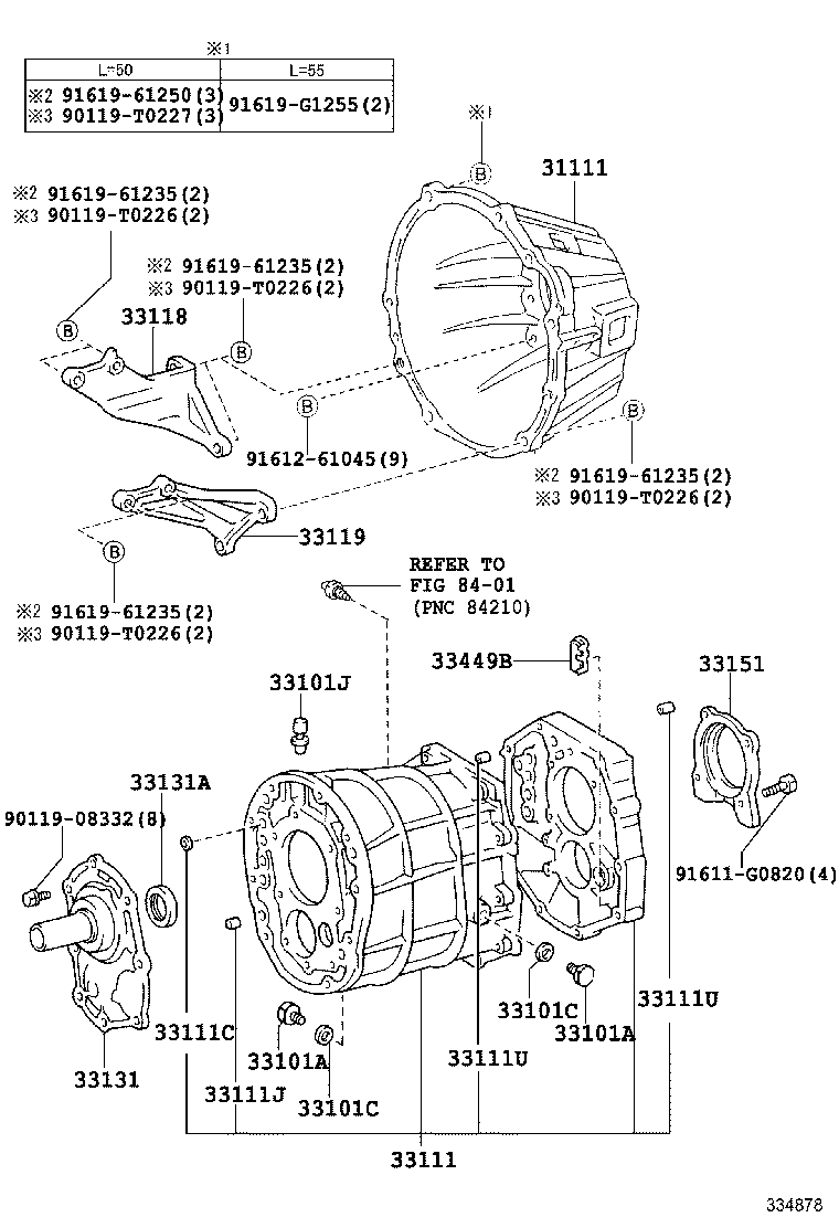 HIACE | CLUTCH HOUSING TRANSMISSION CASE MTM