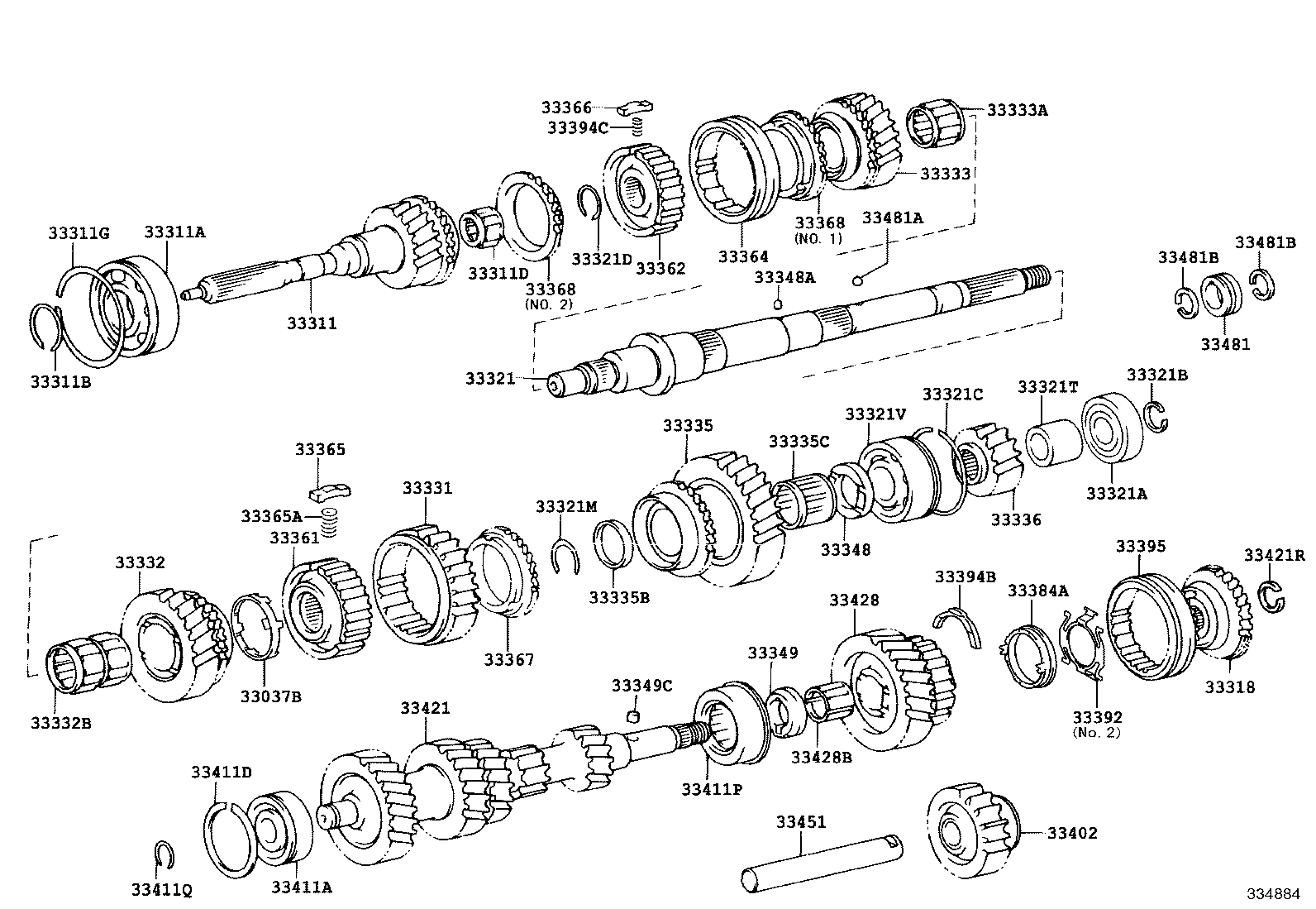  HIACE |  TRANSMISSION GEAR MTM