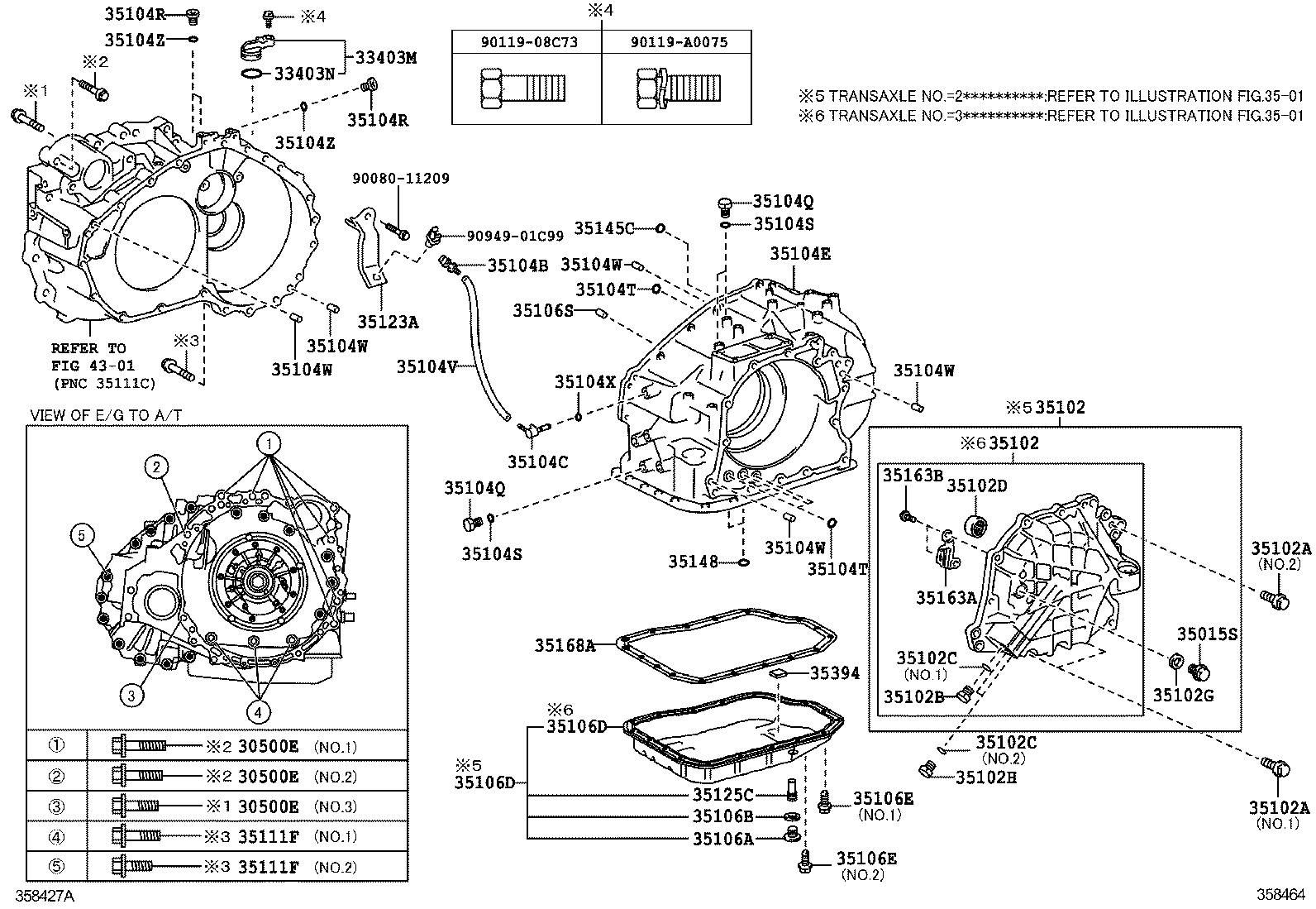  AVALON |  TRANSMISSION CASE OIL PAN ATM