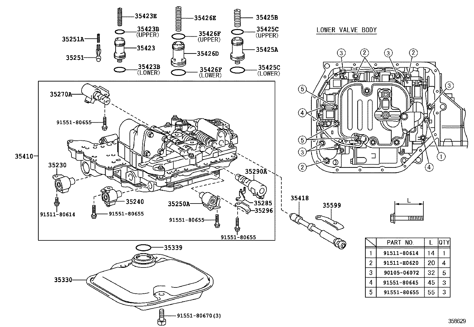  YARIS VIOS LIMO |  VALVE BODY OIL STRAINER ATM