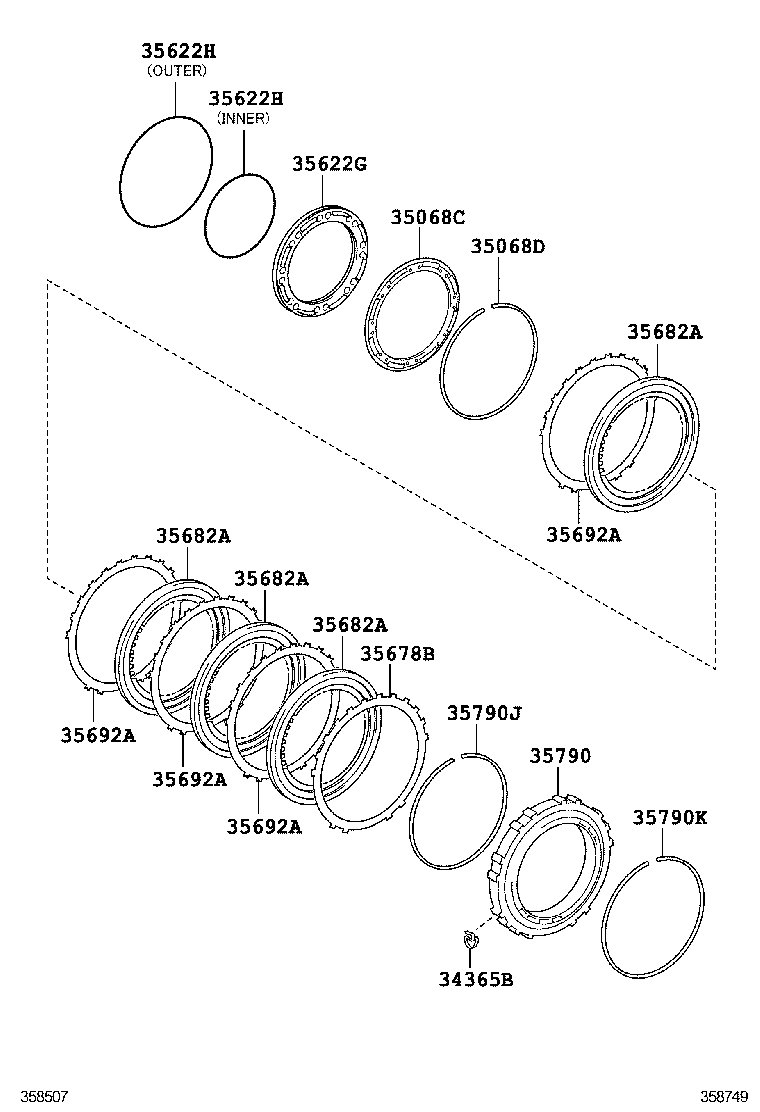 RAV4 CHINA |  CENTER SUPPORT PLANETARY SUN GEAR ATM
