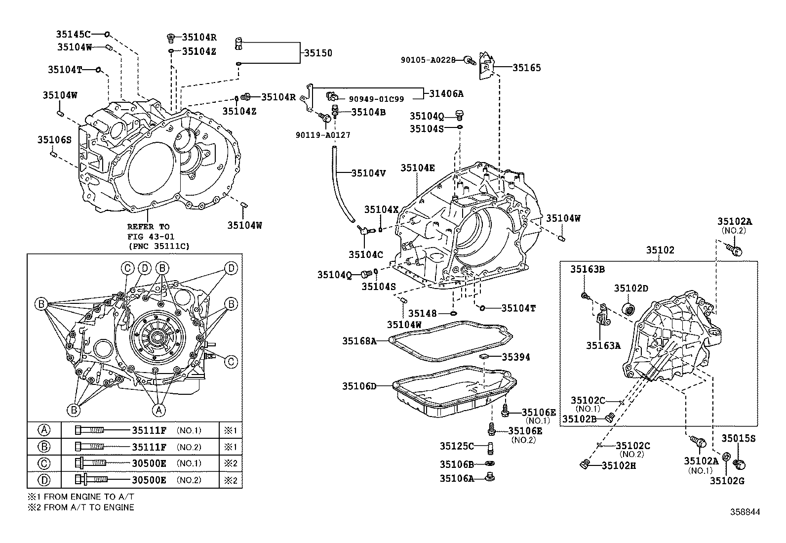  HIGHLANDER KLUGER |  TRANSMISSION CASE OIL PAN ATM