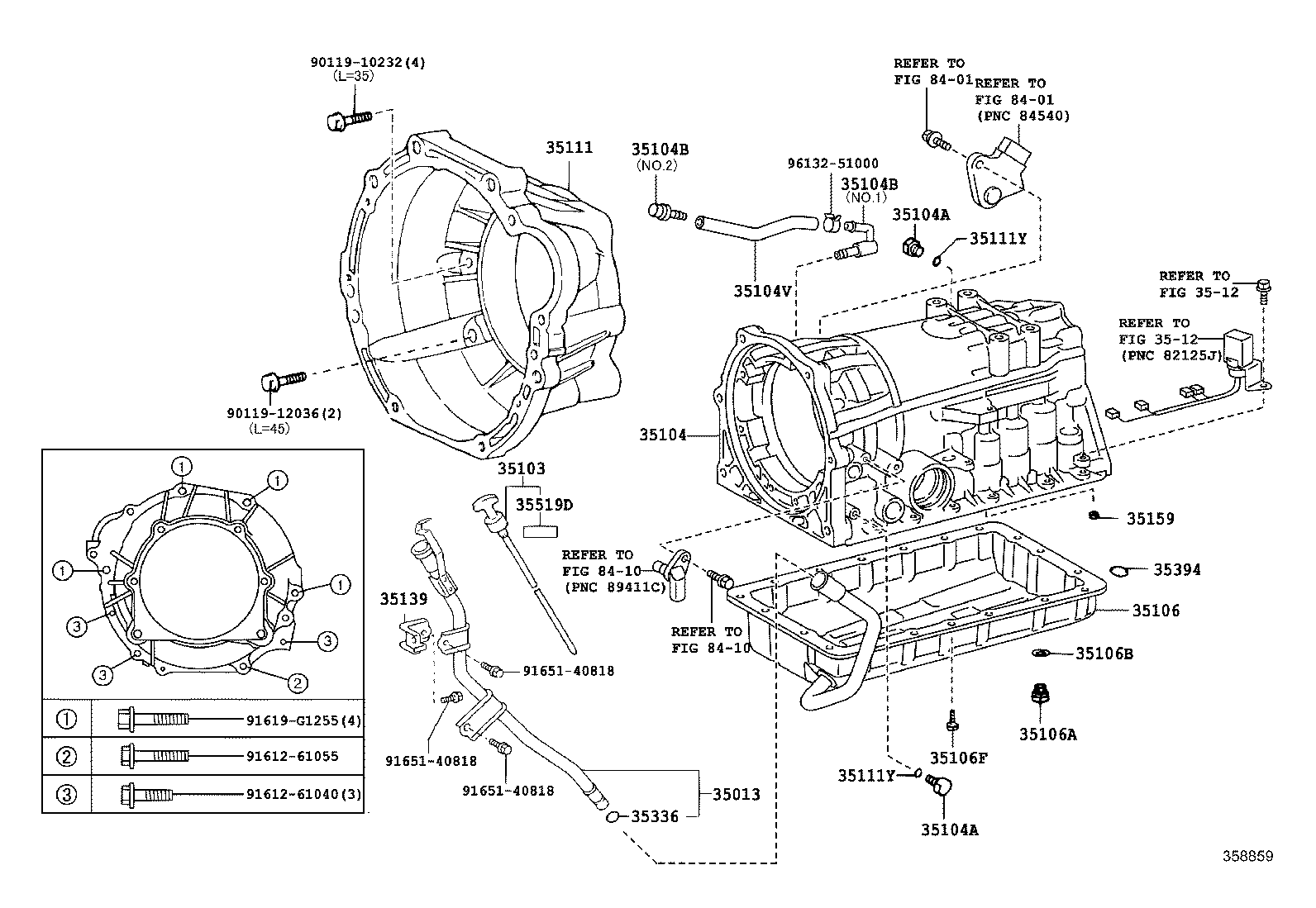 HIACE | TRANSMISSION CASE OIL PAN ATM