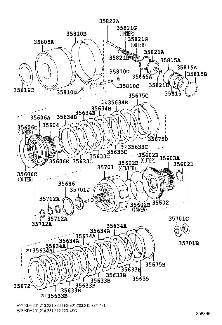  HIACE |  BRAKE BAND MULTIPLE DISC CLUTCH ATM