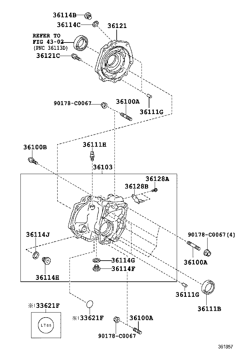  RAV4 CHINA |  TRANSFER CASE EXTENSION HOUSING