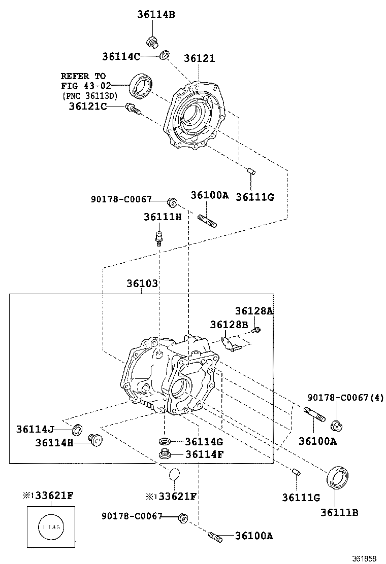  RAV4 CHINA |  TRANSFER CASE EXTENSION HOUSING