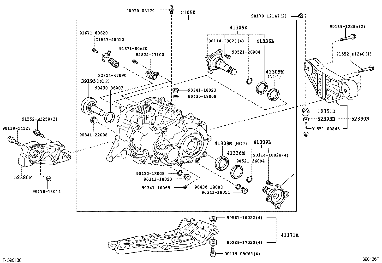  PREVIA |  TRANSAXLE ASSY HYBRID VEHICLE