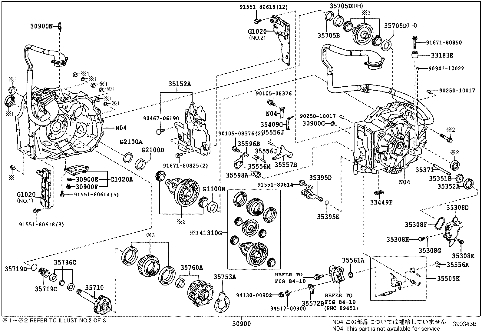  PREVIA |  TRANSAXLE ASSY HYBRID VEHICLE